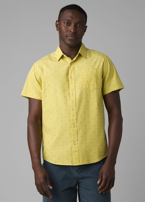 Chemises PrAna Park Hill Jaune Homme | PMC-15463552