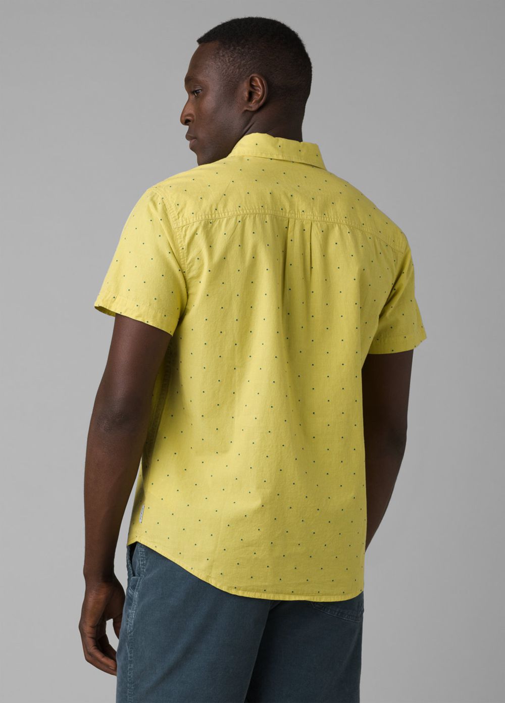 Chemises PrAna Park Hill Jaune Homme | PMC-15463552