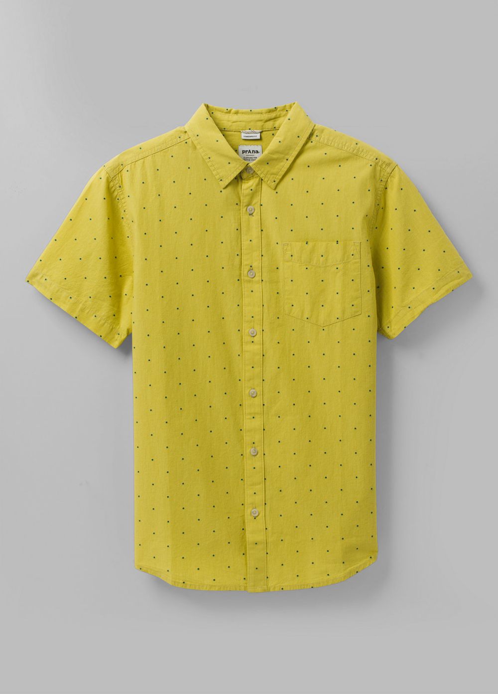 Chemises PrAna Park Hill Jaune Homme | PMC-15463552