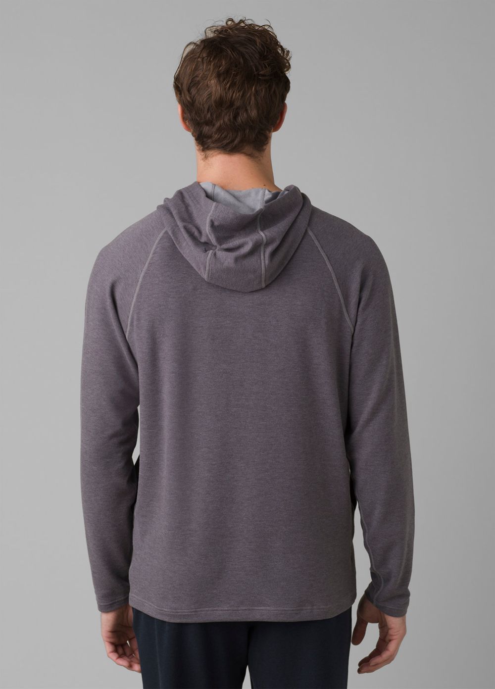 Sweat à Capuche PrAna Altitude Tracker Grise Homme | WPV-77719052