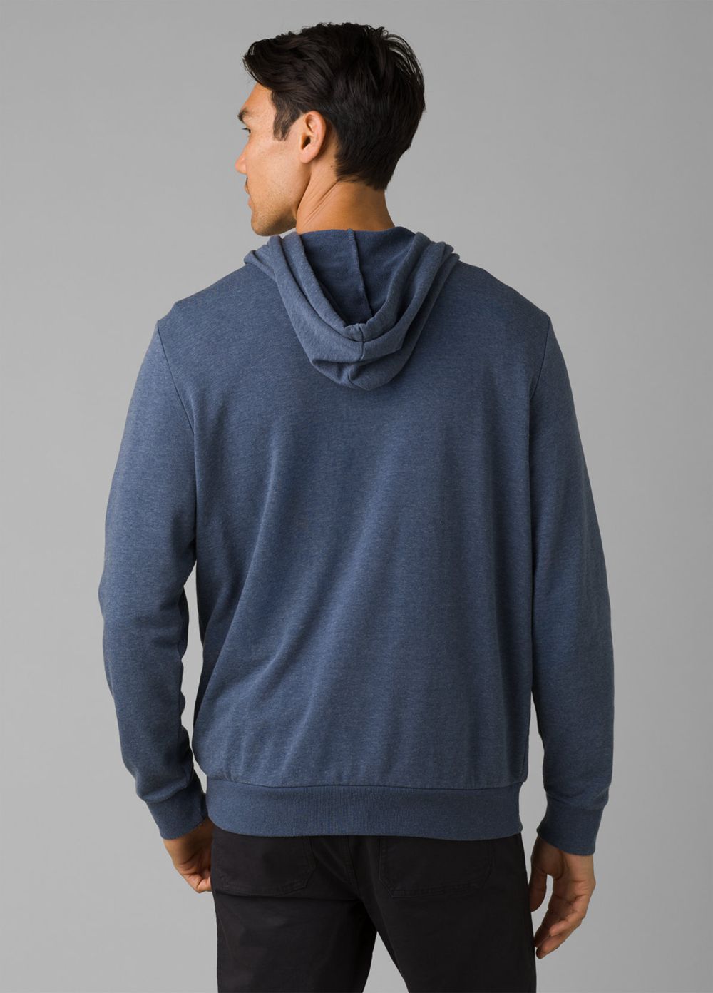 Sweat à Capuche PrAna Patch Bleu Homme | UQM-69120120