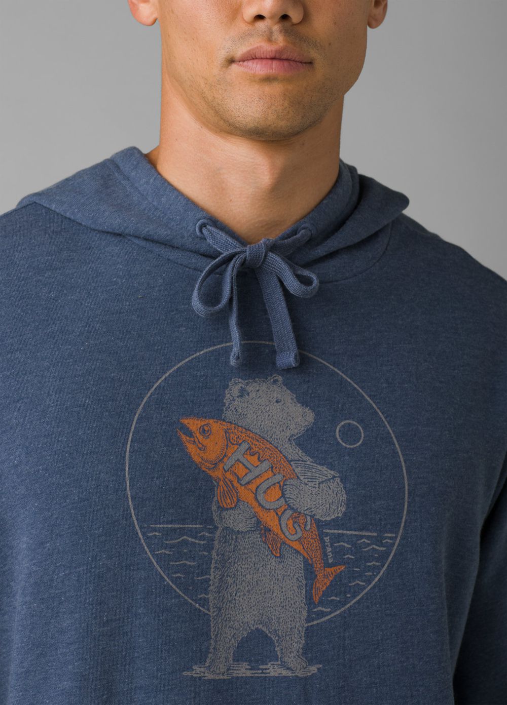 Sweat à Capuche PrAna Journeyman Bleu Homme | FTR-26384918