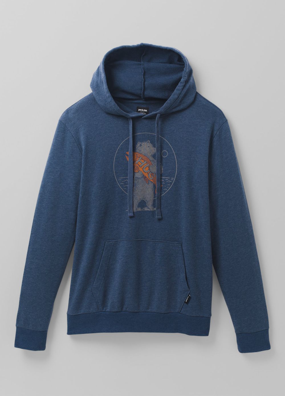 Sweat à Capuche PrAna Journeyman Bleu Homme | FTR-26384918