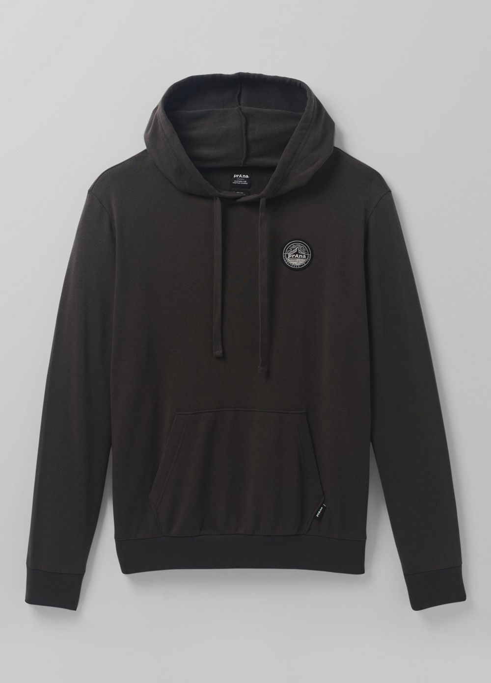 Sweat à Capuche PrAna Patch Grise Homme | JOZ-36790735