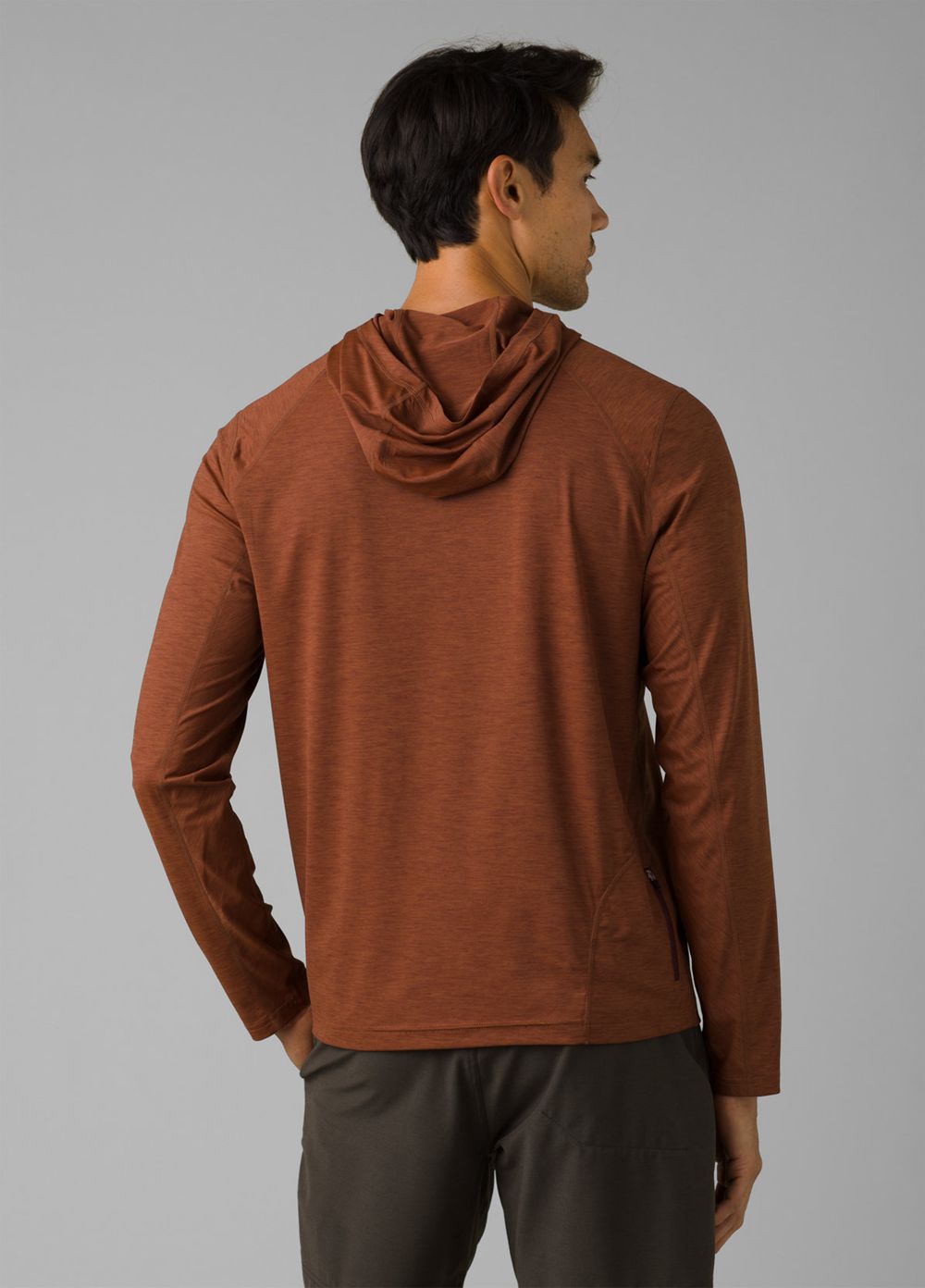 Sweat à Capuche PrAna Calder Marron Homme | OEU-88830827