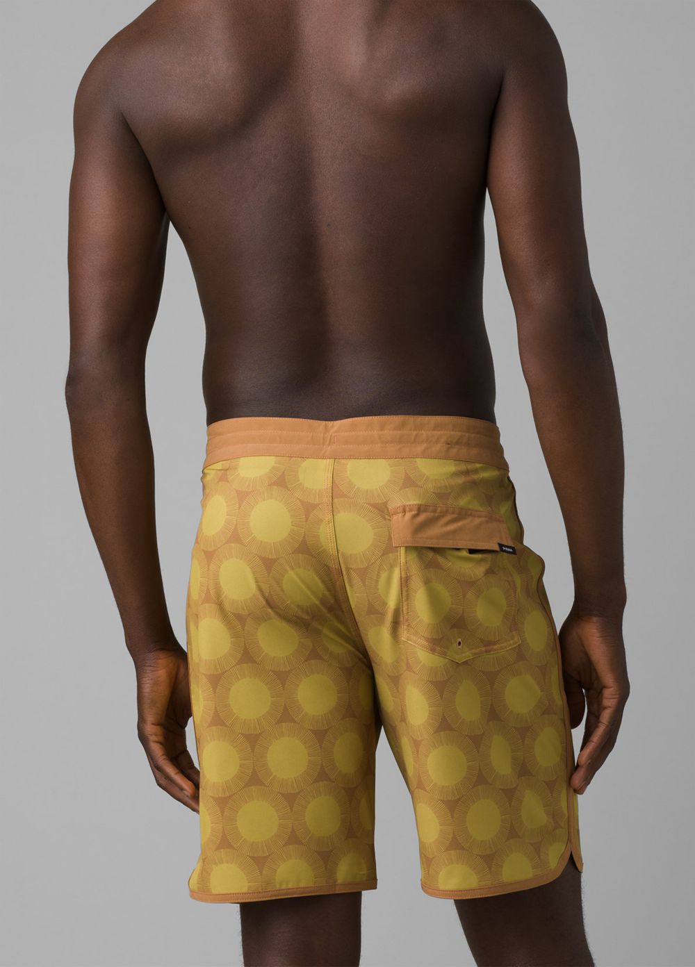 Shorts De Bain PrAna Roots Studio Jaune Homme | MLL-15472416