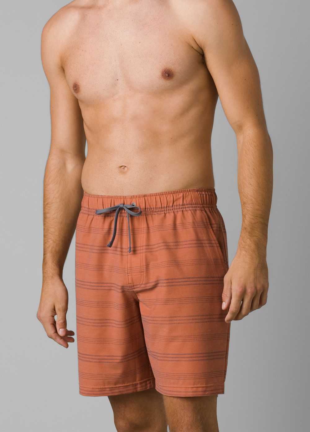 Shorts De Bain PrAna Metric E-Taille Marron Homme | AZE-38787876