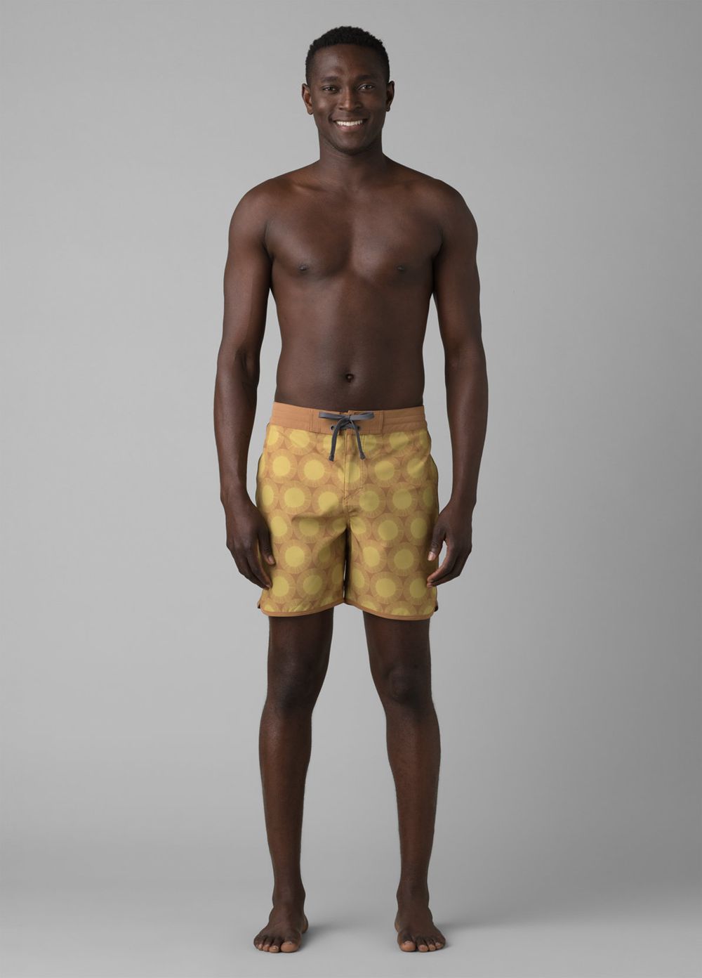 Shorts De Bain PrAna Roots Studio Jaune Homme | MLL-15472416