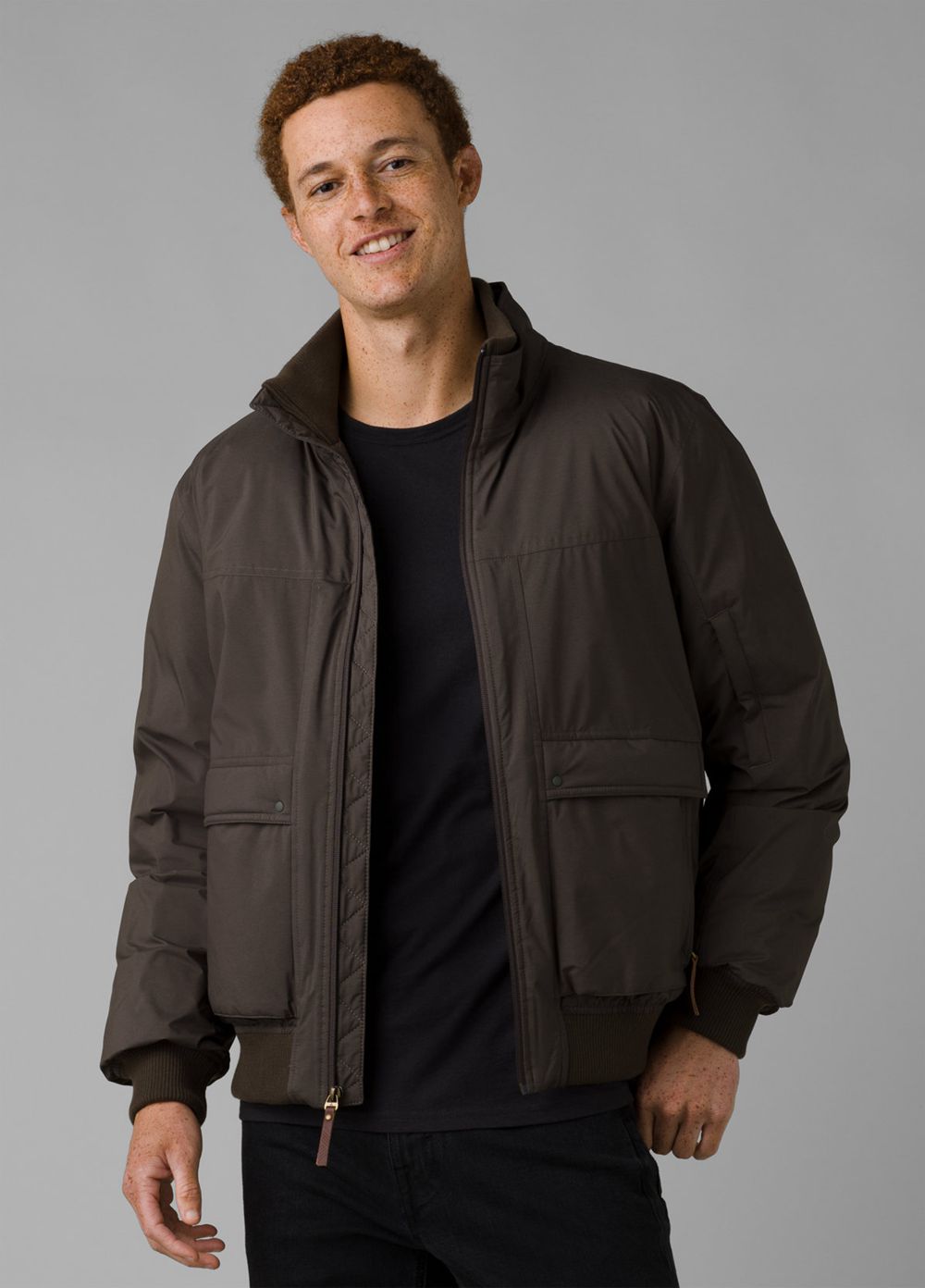 Vestes PrAna Baadwin Bomber Marron Homme | LUP-51868387