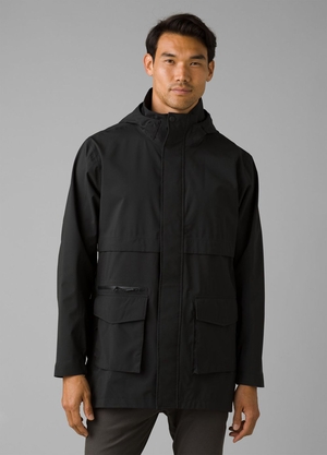 Vestes PrAna Friction Rain Parka Noir Homme | KGQ-88128325