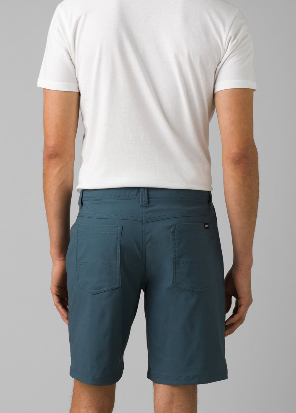 Shorts PrAna Brion II Grise Bleu Homme | YMT-37938561