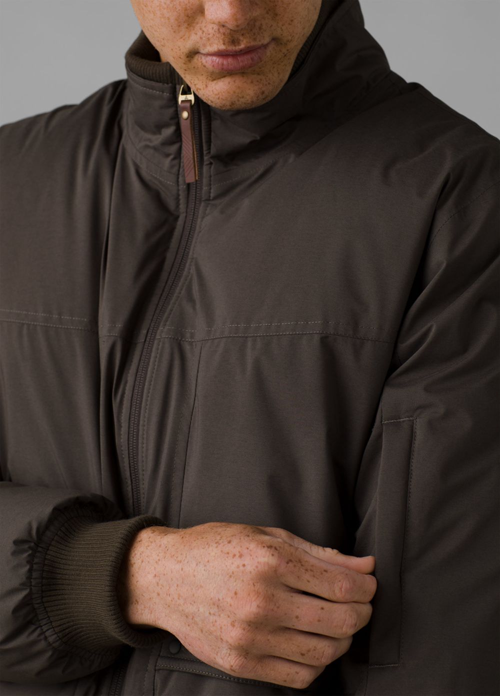 Vestes PrAna Baadwin Bomber Marron Homme | LUP-51868387