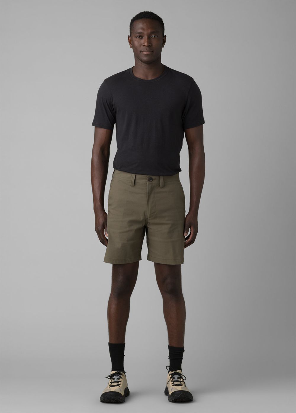 Shorts PrAna Alameda Vert Olive Homme | EUW-95850164