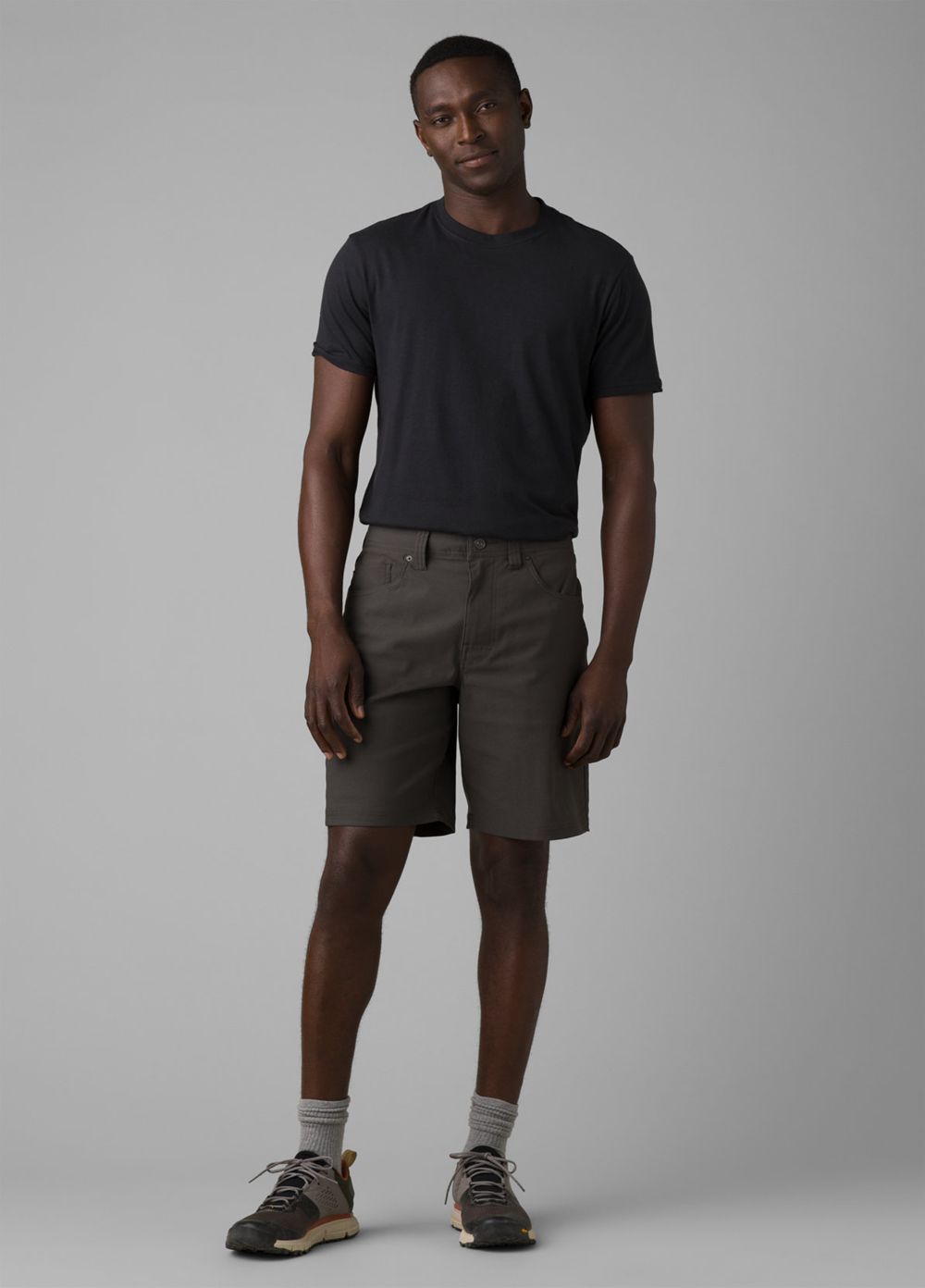 Shorts PrAna Brion II Grise Homme | YBS-71597864