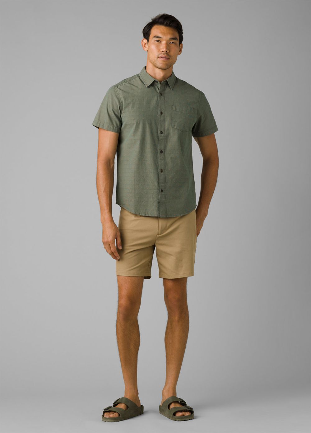 Shorts PrAna Decoder Beige Homme | CDE-18291502