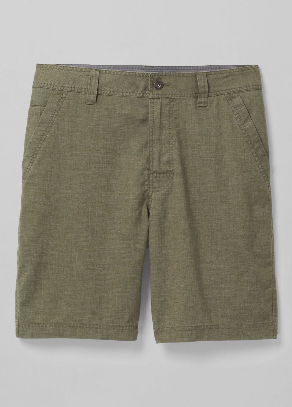 Shorts PrAna Furrow Vert Olive Homme | LOF-54786173