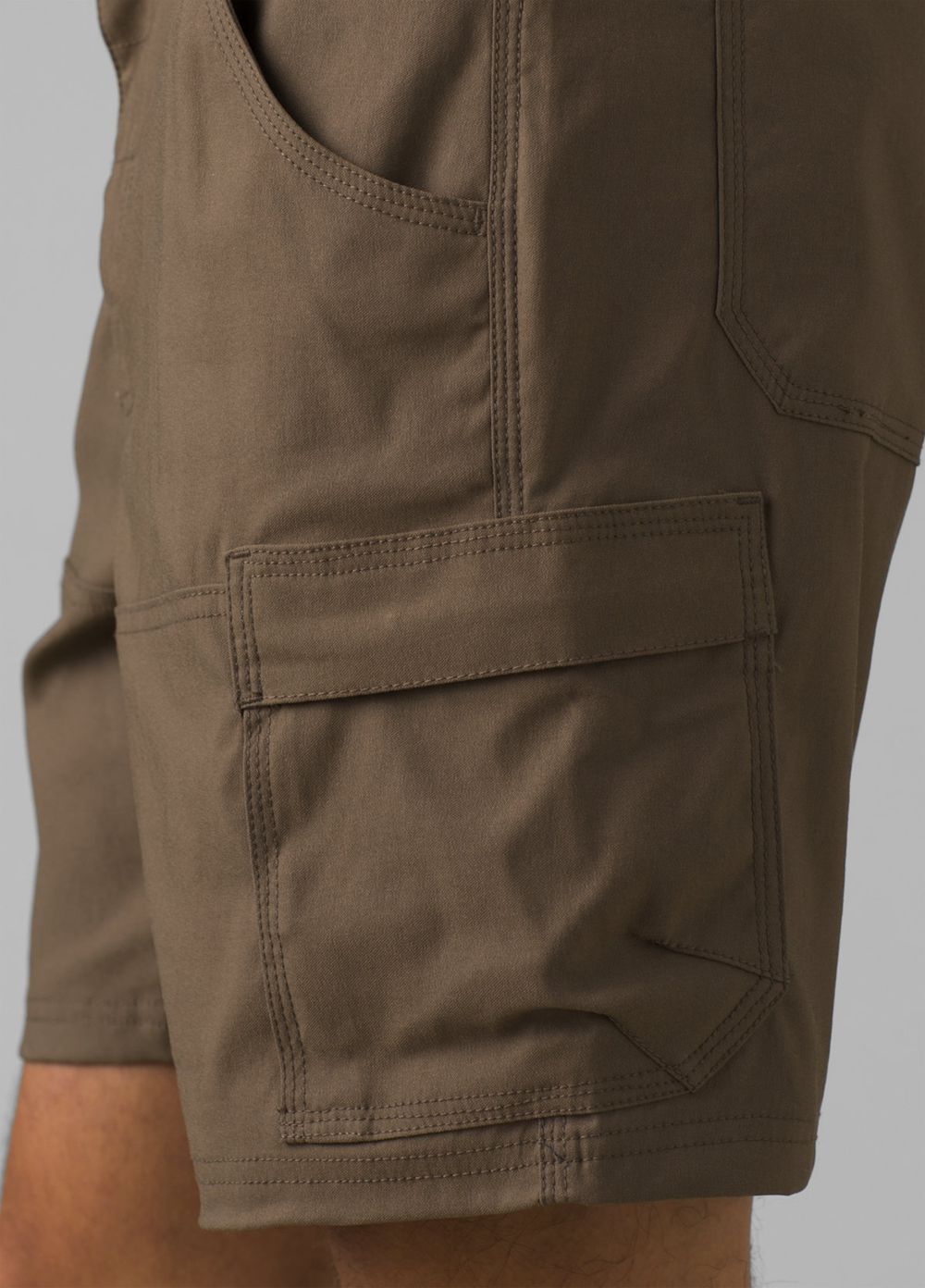 Shorts PrAna Stretch Zion II Marron Homme | GRH-28194543