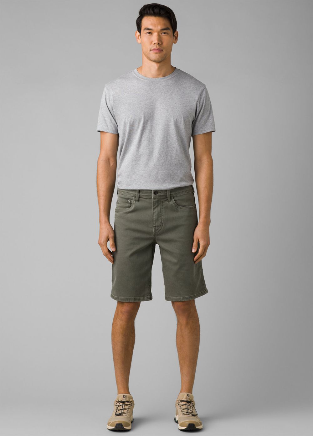 Shorts PrAna Station Vert Olive Homme | NJV-06287908