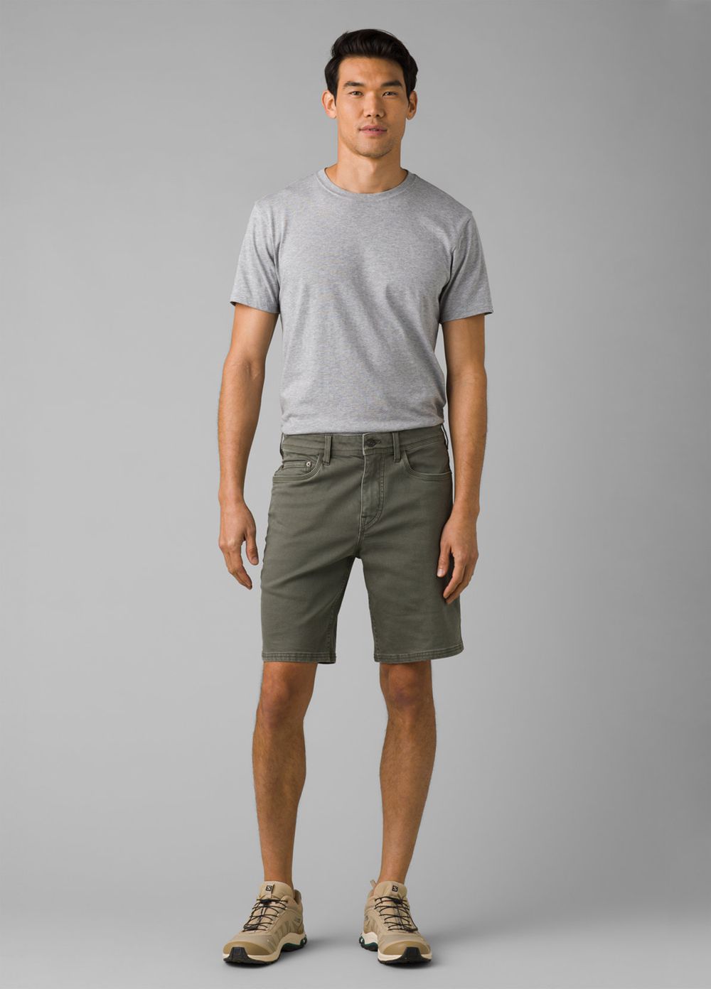 Shorts PrAna Station Vert Olive Homme | NJV-06287908