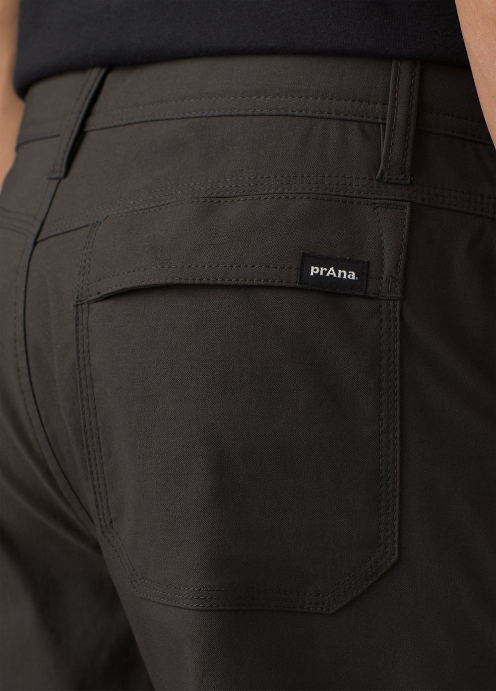 Shorts PrAna Stretch Zion II Grise Homme | EZE-10440886