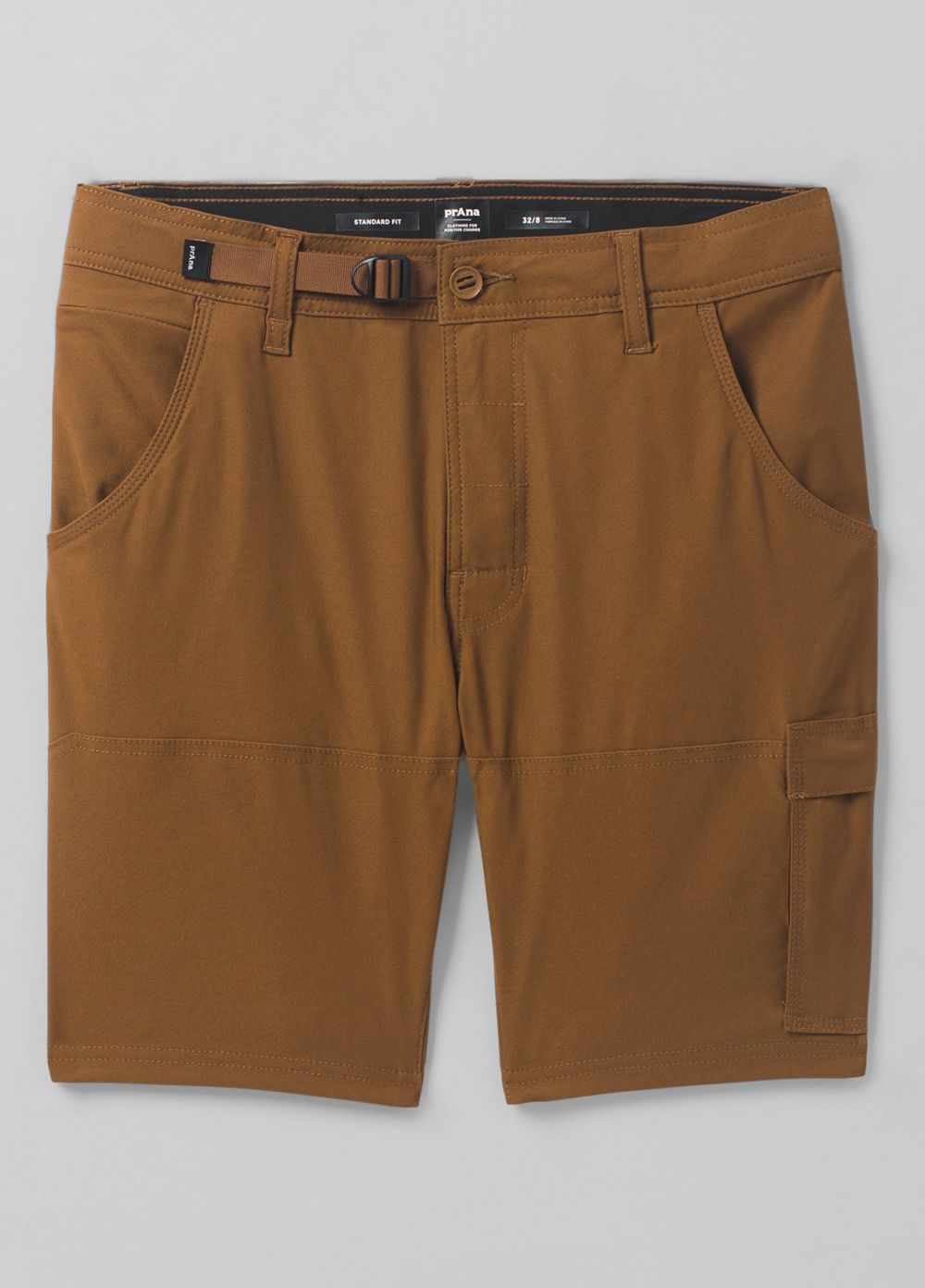 Shorts PrAna Stretch Zion II Marron Homme | GGC-52635978