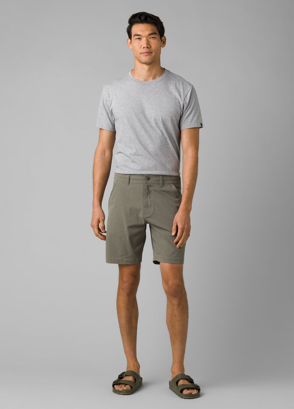 Shorts PrAna Hybridizer Vert Olive Homme | GWS-22399912