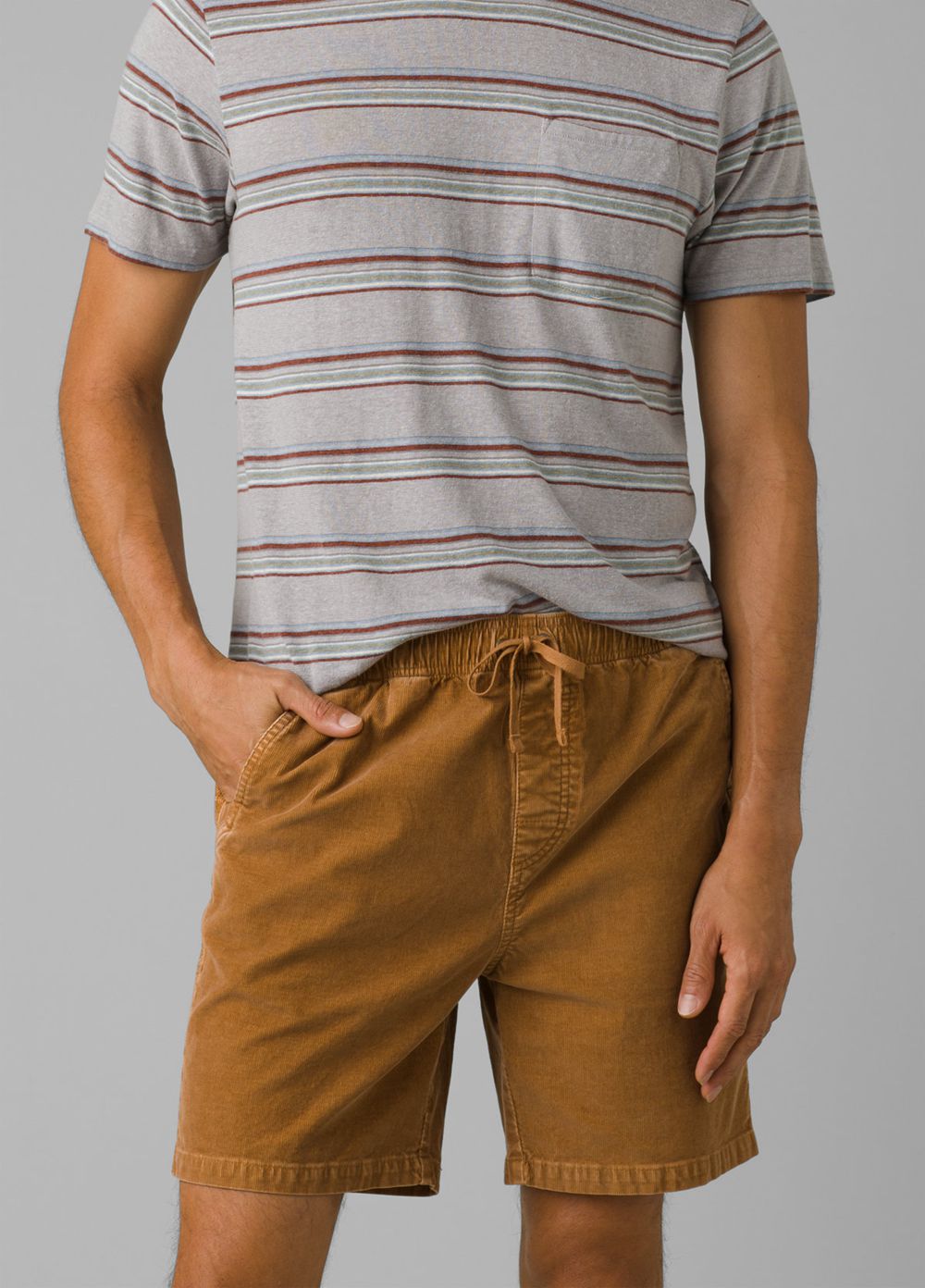 Shorts PrAna Canyon Camp Marron Homme | WVK-06061413