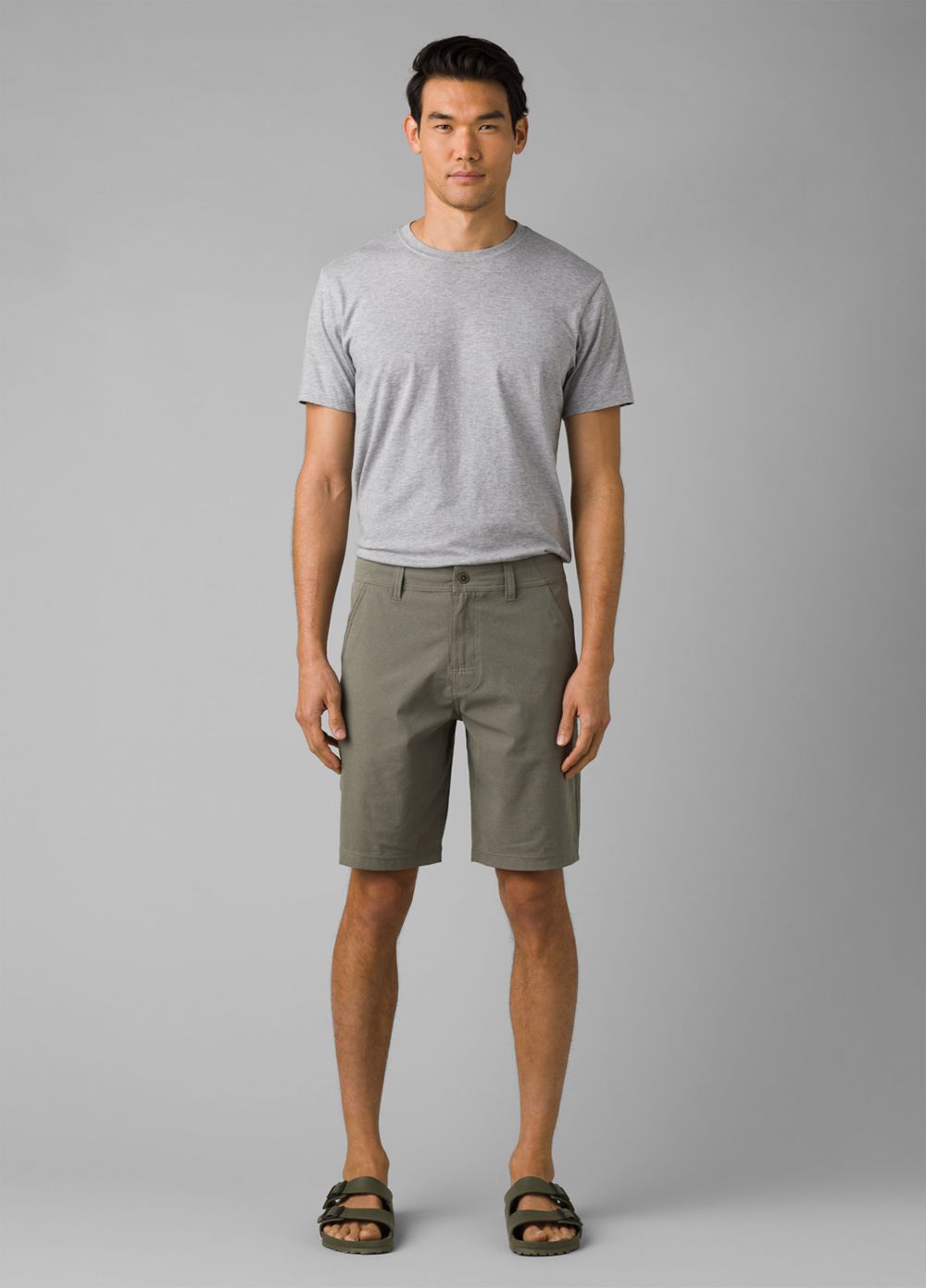 Shorts PrAna Hybridizer Vert Olive Homme | GWS-22399912