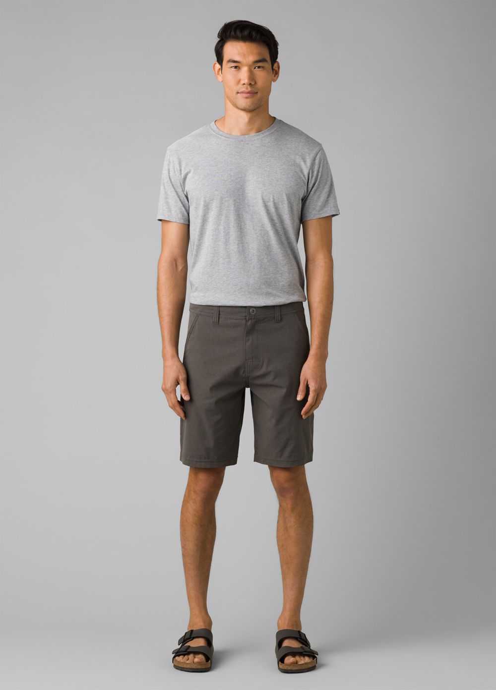 Shorts PrAna Hybridizer Grise Homme | OOB-25580741