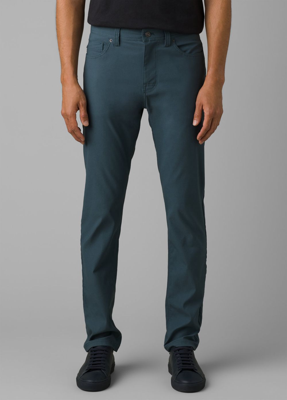 Pantalon PrAna Brion Slim II Grise Bleu Homme | VIC-40082399