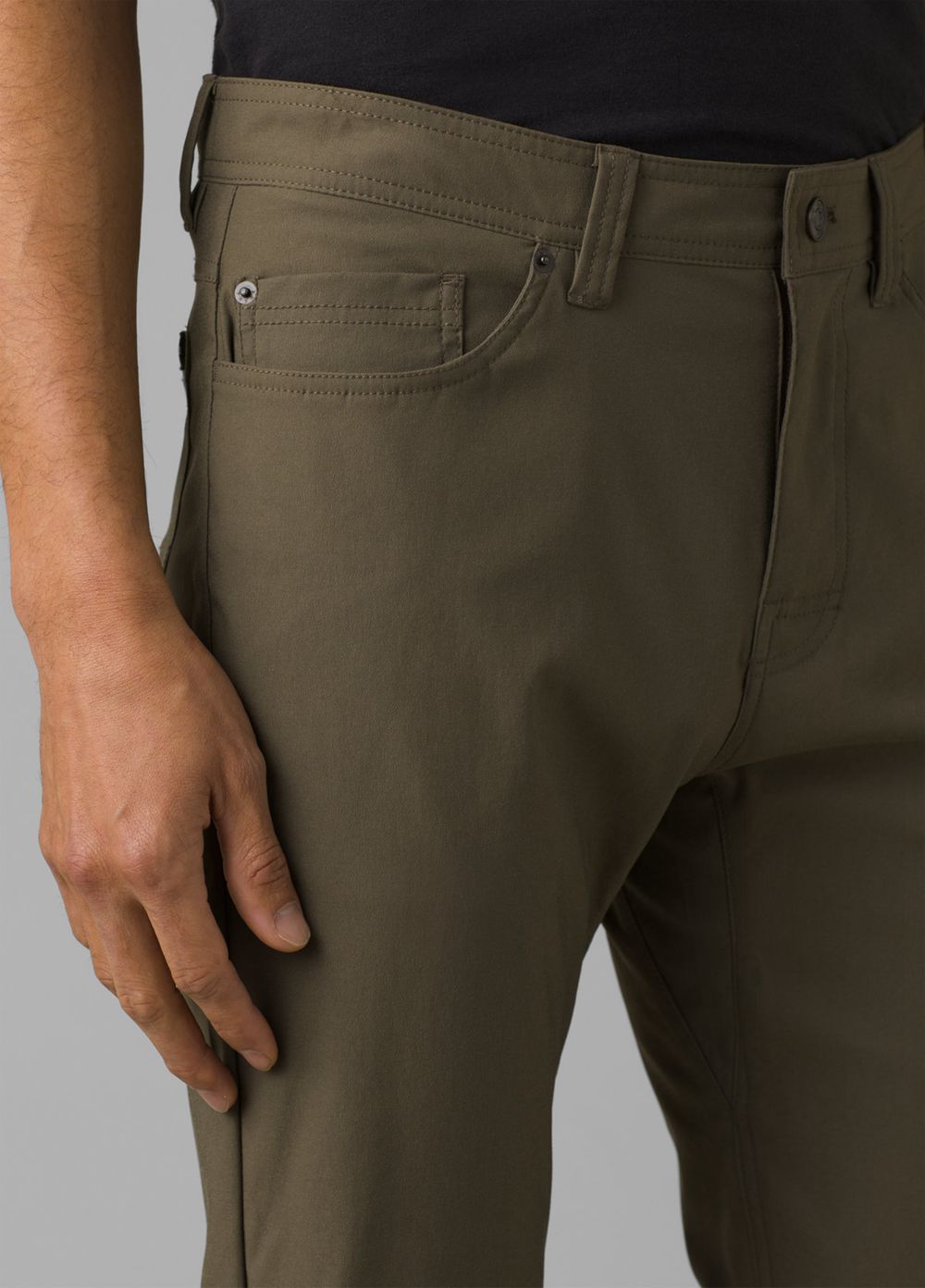 Pantalon PrAna Brion Slim II Vert Olive Homme | CIF-66219255