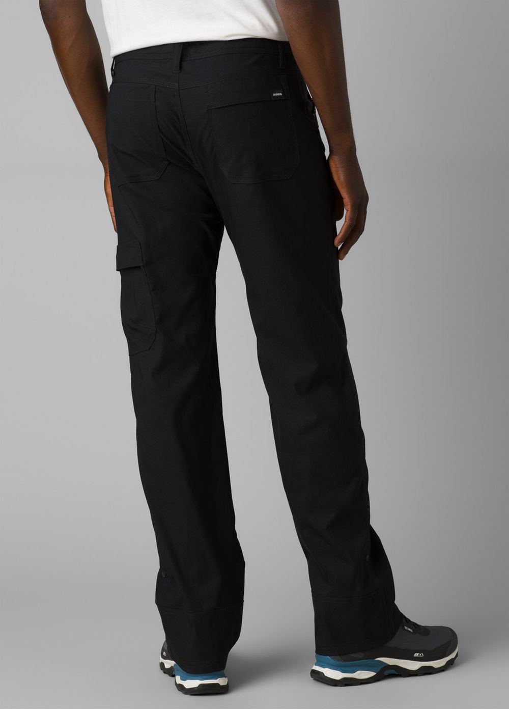 Pantalon PrAna Stretch Zion II Noir Homme | IPO-46192664