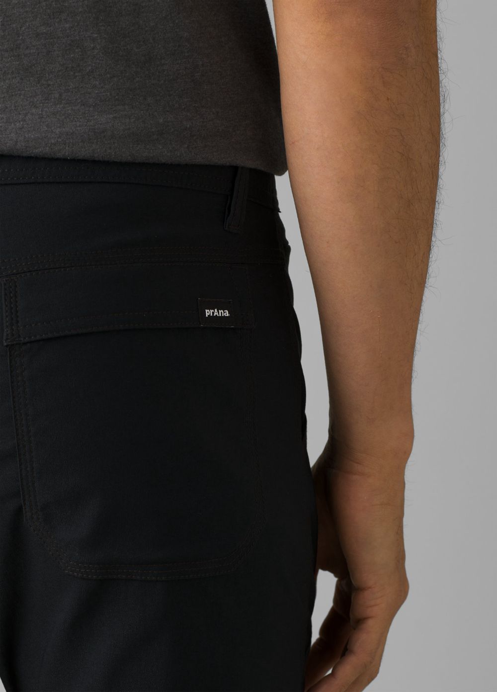 Pantalon PrAna Stretch Zion Slim II Noir Homme | WTA-18982015